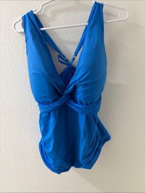 La Blanca Cobalt Blue tankini top Swimsuit